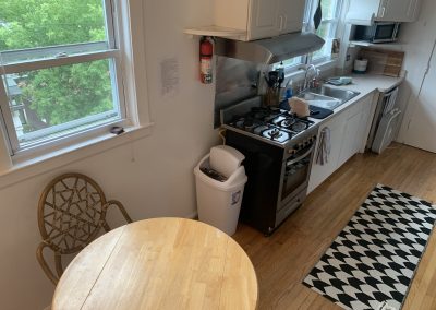 kitchen with windows